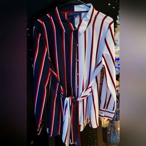 Tommy Hilfiger 2 toned blouse